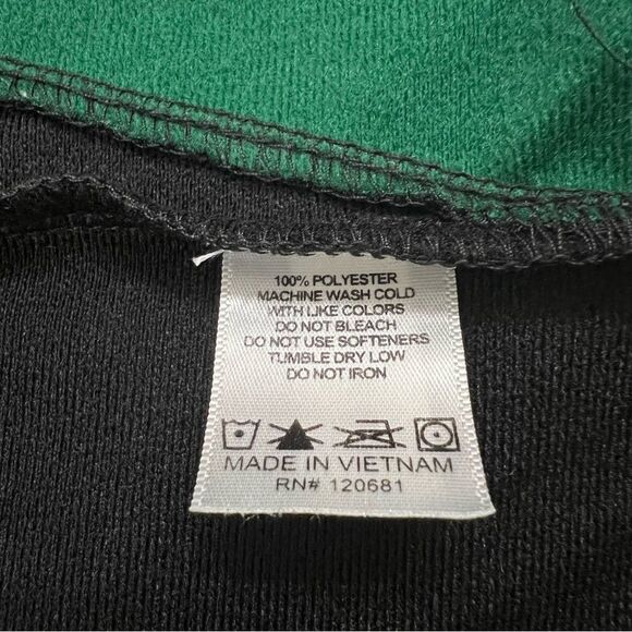 Boombah Zip Softball Cage Jacket Large Black Green - Picture 10 of 14